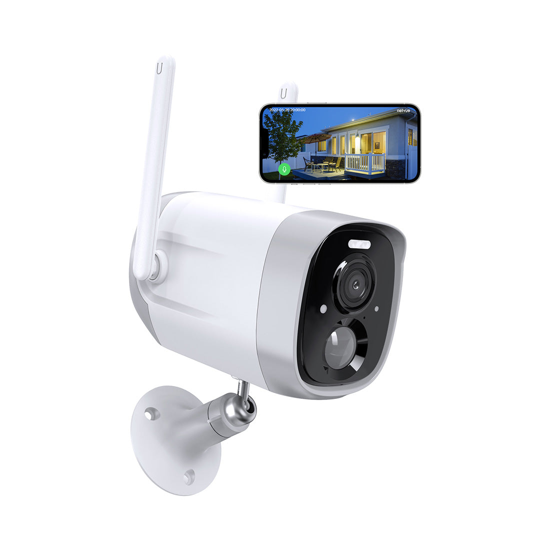 NETVUE Camera Surveillance WiFi Extérieure, FHD 1080P Compatible avec  Alexa, Caméra avec Vision Nocturne, Détection Mouvement, Audio  Bidirectionnel